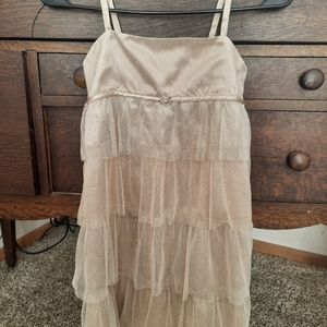 Size 8 George brand Gold dress